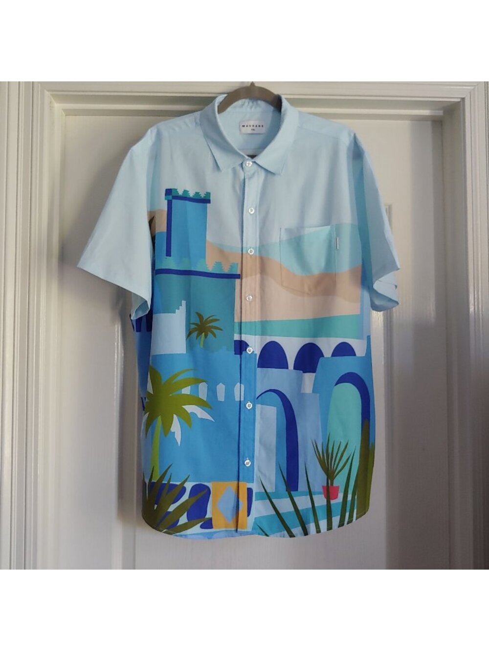 MAVRANS St Tropez Weekend Shirt Coastal Resort Vacation Yacht Club European XXL